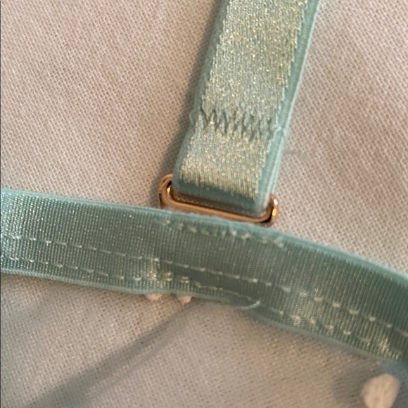 Savage X Fenty Puff Daisy Unlined Bustier Mint Hint Green Size Large - Picture 14 of 16